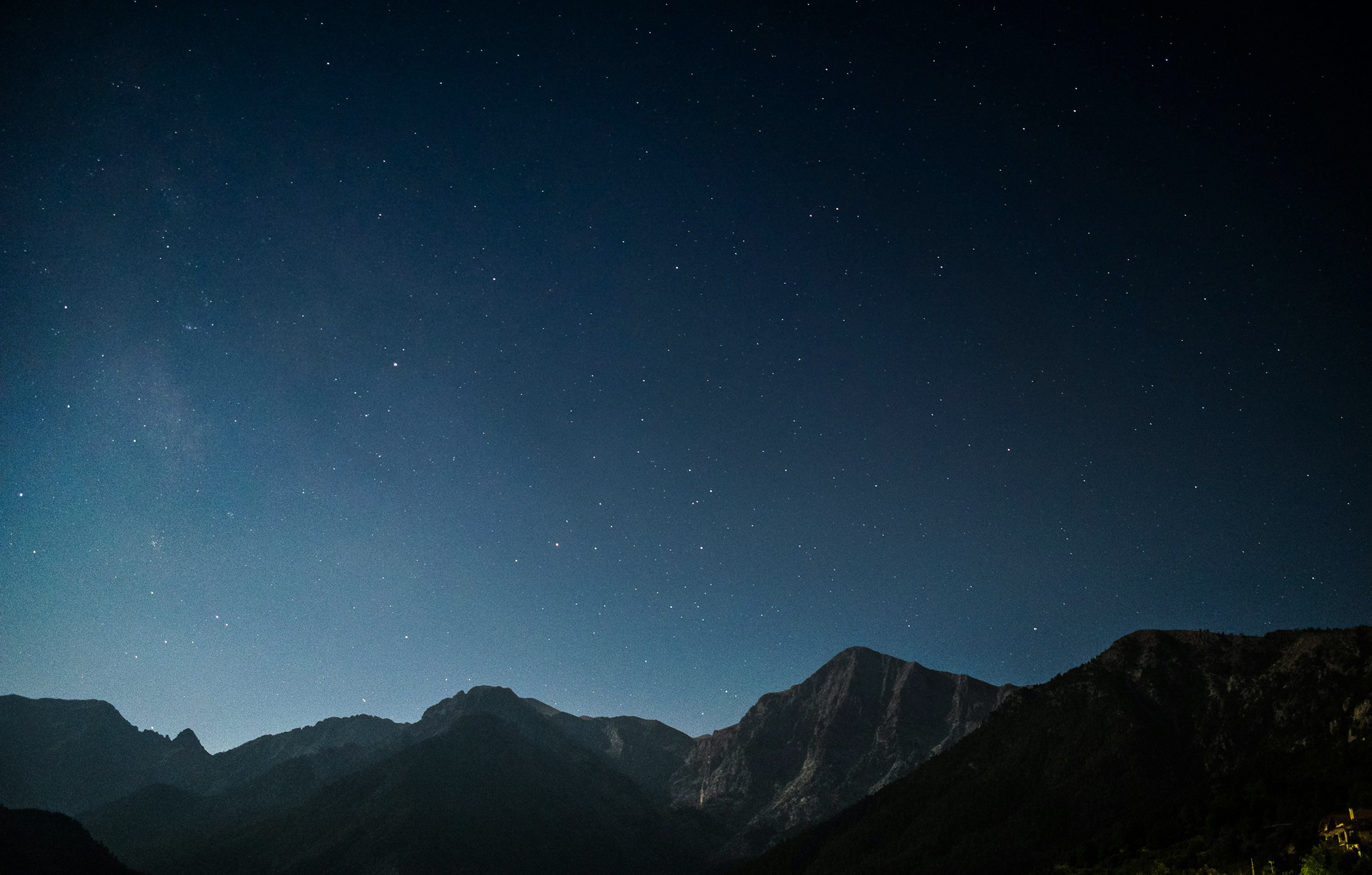 Starry night background